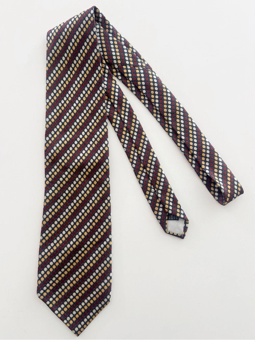 Vintage 90s Mondo di Marco Silk Tie